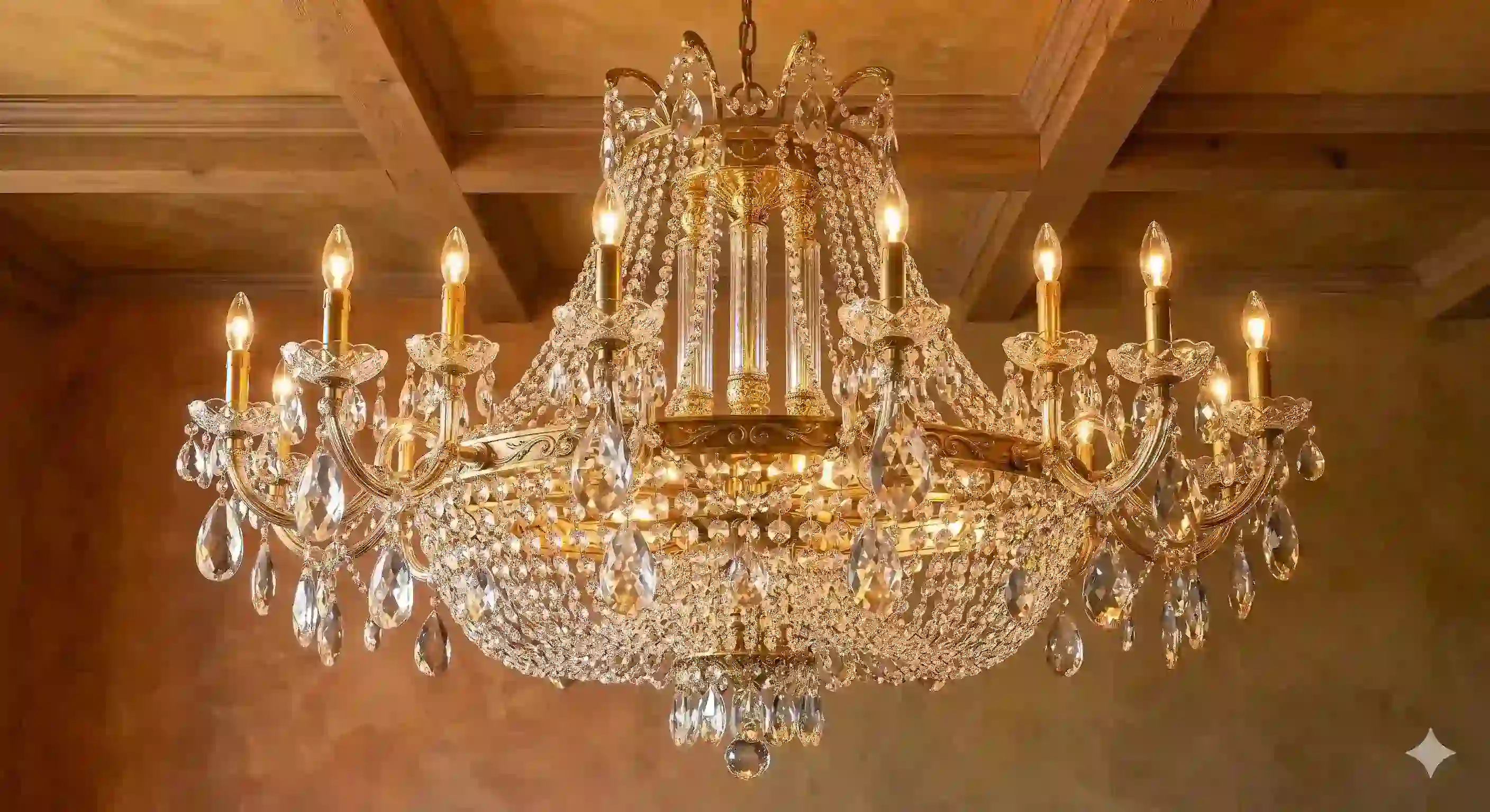Candelabru de palat din cristal